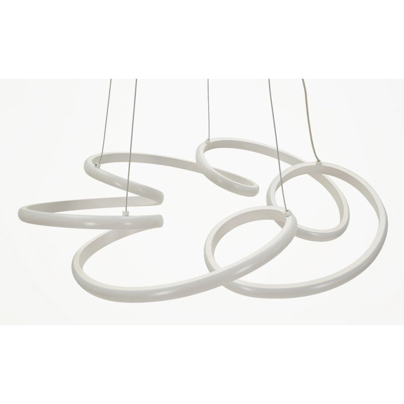Lampadelle Ario Led Glovy Bianco cm ø 55x120 (luce Con 3 Temperature Di Colore)