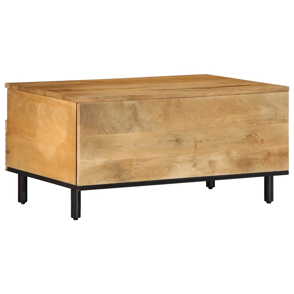 vidaXL Tavolino da Salotto Marrone 80x54x40 cm Legno Massello di Mango