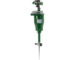 Difesa Animale - Difesa - Scaccia Animali - Getto d'Acqua Solare Difesa Animale - Portata 10 m - Sensore di Movimento - Deterrente per Airone - Gatto - Cane