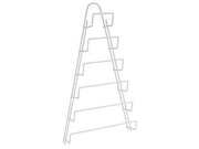 PORTA COPERCHI A 6 POSTI KIWI- - cm.23x7x42 - 10 pezzi METALTEX