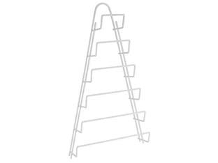 PORTA COPERCHI A 6 POSTI KIWI- - cm.23x7x42 - 10 pezzi METALTEX