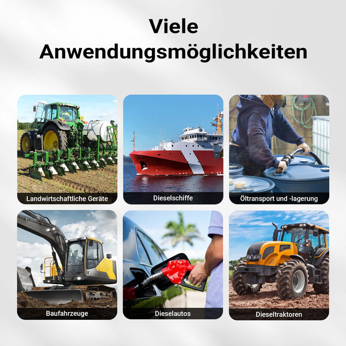 Pompa travaso gasolio, autoadescante, per biodiesel e olio combustibile 230V/550W 60l/min