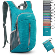 Borsa da Viaggio Flessibile da 10L per Uomo e Donna, Daypack per Escursioni, Campeggio, Viaggi e Arrampicata