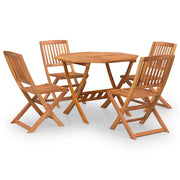 Set da Pranzo per Giardino 5 pz | Set Salotto da Giardino in Legno Massello di Acacia