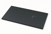 Piatto doccia Ardesia extra piatto 100X210 cm colore Grigio grafite RAL 7016 griglia Grigio grafite
