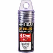 Foretto diamantato a secco raimondi attacco m14 per gres e marmo *** misura Ø12 mm (1/2”), confezione 1