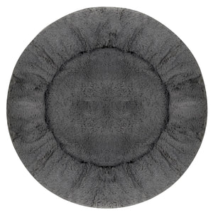 AIO FACTORY Letto per cani impermeabile Shaggy Bed grigio scuro da 40 cm