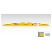 Stabila 02506 81S Livella Trapezoidale in Alluminio Pressofuso 100 cm 2 Fiale Precisione ±0,5 mm-m colore Giallo
