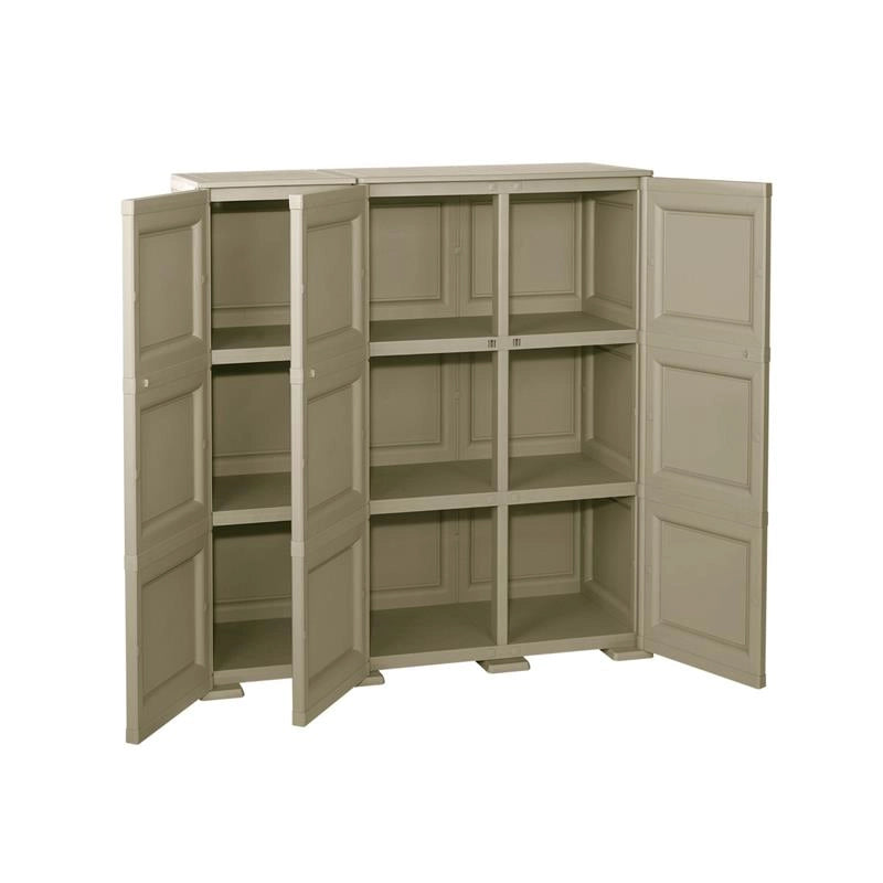 ARMADIO 3 ANTE TALPA 118X43X125 CM CON PUNTALI – MOBILE ALTO ORGANIZZAZIONE CASA PER ZONA GIORNO E INGRESSO