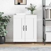Credenza-Buffet-Armadio da cucina Bianca 69,5x34x90 cm in Legno Multistrato 731643
