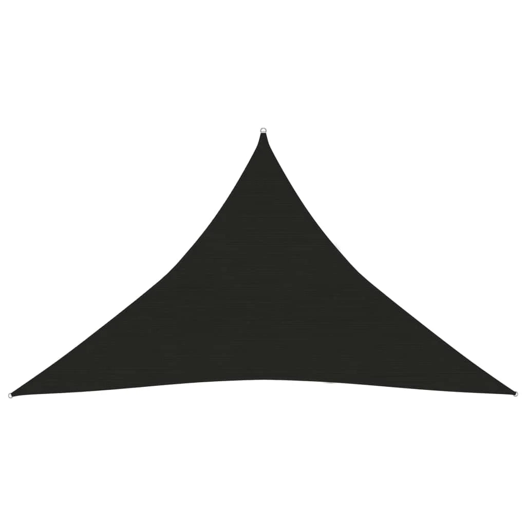 Vela ombreggiante 160 g/m² nera 2,5 x 2,5 x 3,5 m HDPE 02_0009182