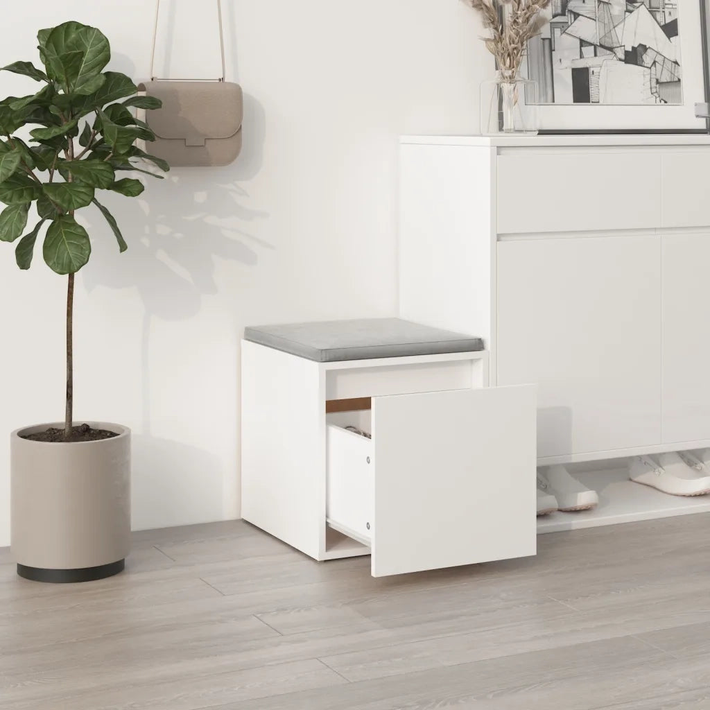 Cassetto Contenitore Bianco 40,5x40x40 cm in Legno Multistrato 808774
