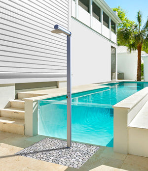 Doccia da Giardino Miscelatore e Soffione Arkema Quick Bianco Lucido