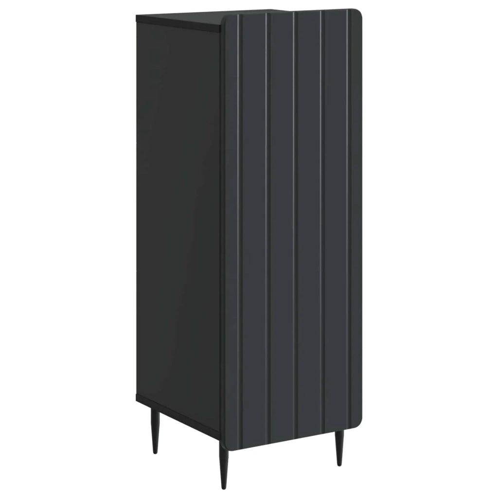 Credenza Nero 34,5 x 33 x 92 cm Legno ingegnerizzato