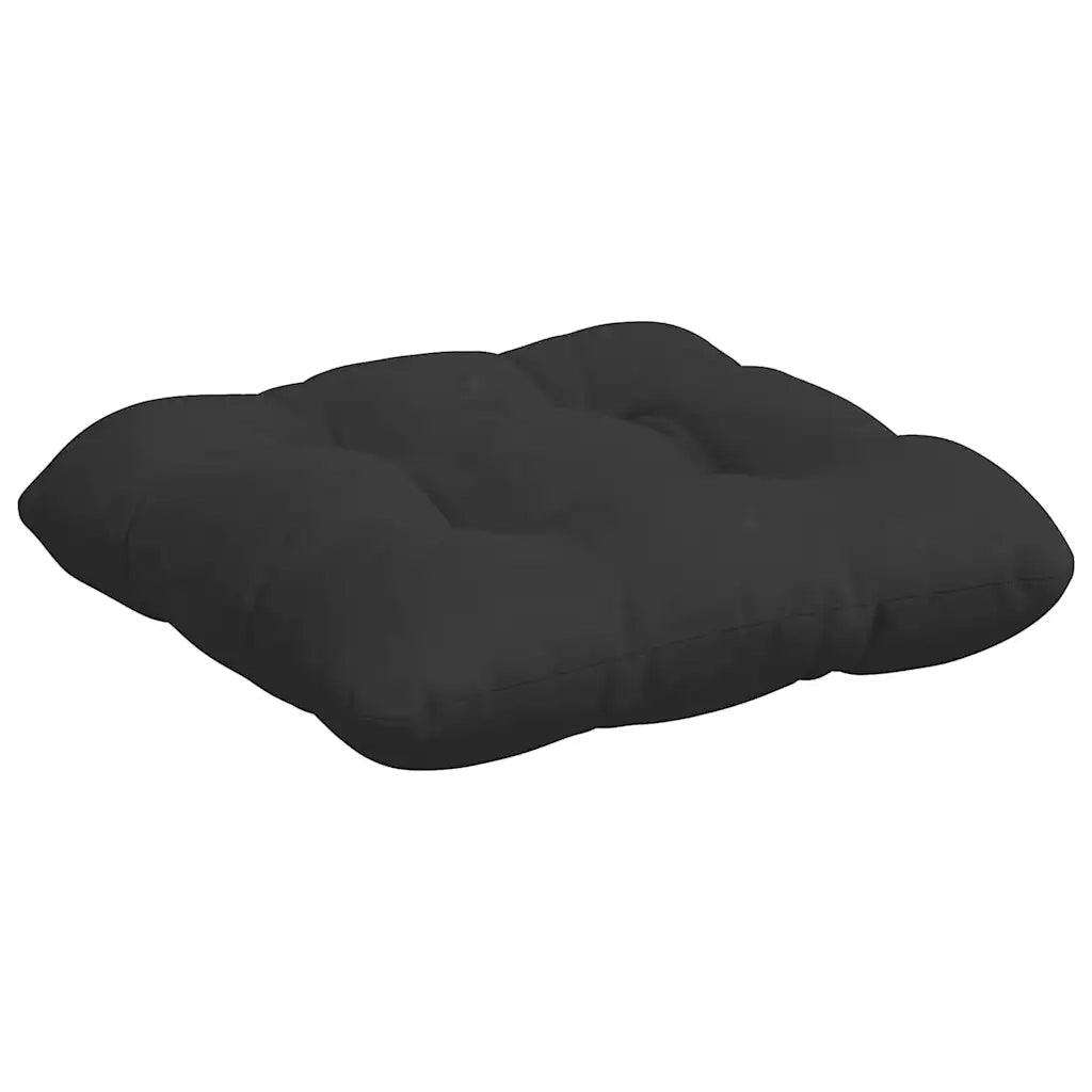Cuscini per Seduta 4 pcs Nero 45 x 45 cm Tessuto in Microfibra
