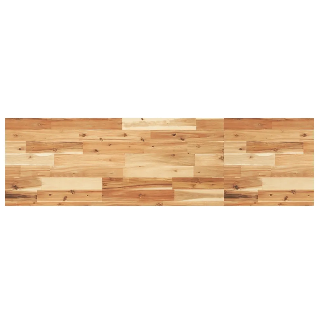 Mensole da Parete 2 pz 140x40x4 cm Legno Acacia Rifinito a Olio