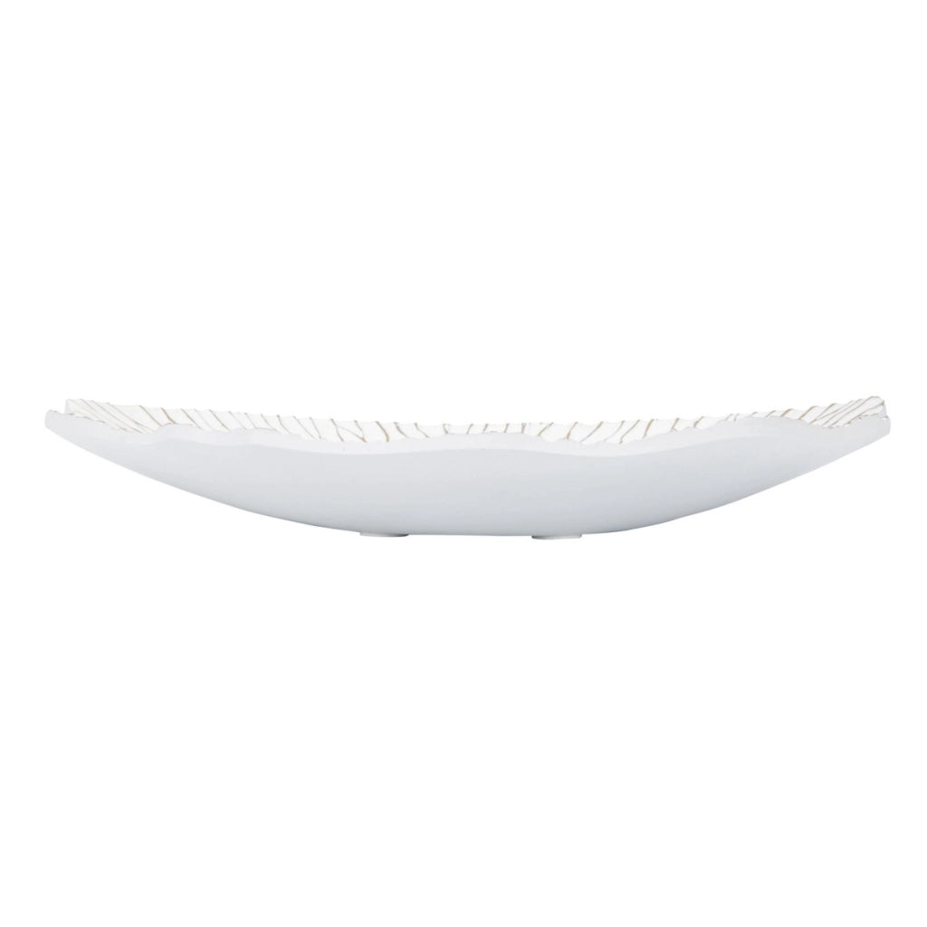 Vassoio VKH691, Bianco, Poliresina, 37x34x6 cm
