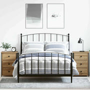 Armadio da Notte con cassetto 2 pcs Marrone 40 x 36 x 60 cm 871260