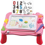 Trade Shop - Tavolo Da Disegno Magnetico Per Bambine Lavagnetta Cancellabile Gioco Educativo -