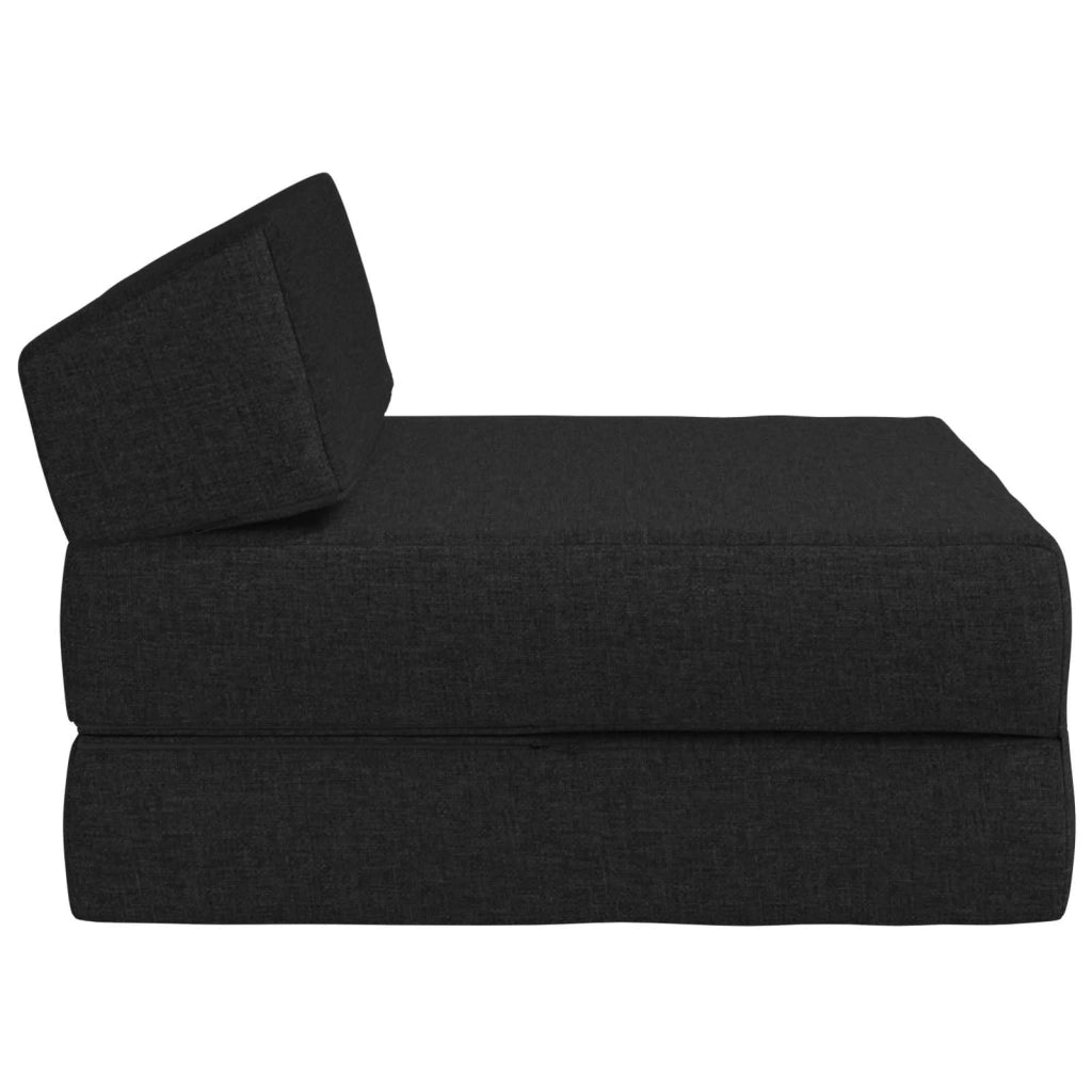 Divano Letto Pieghevole Nero 60 x 70 x 41 cm Tessuto