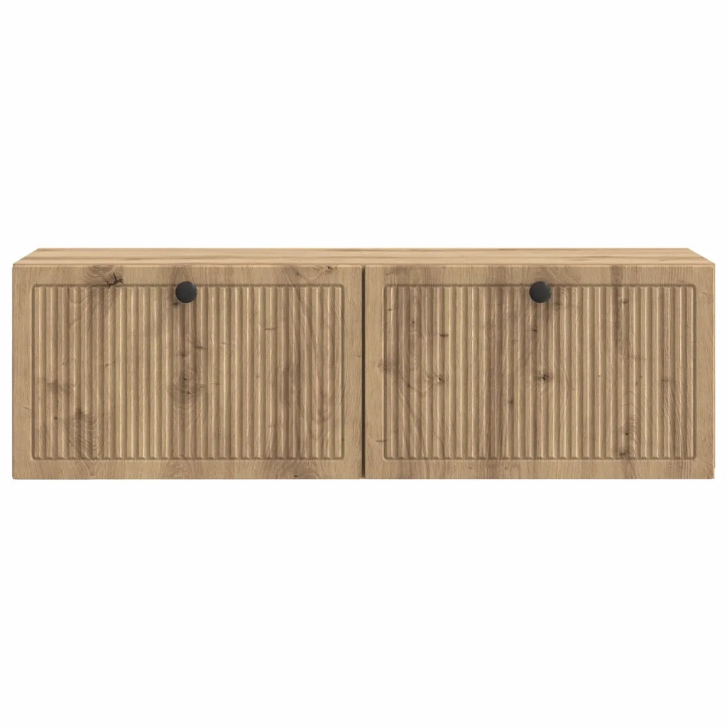 Mobile Porta TV da Muro Rovere Artigianale 98 x 31 x 30 cm 898054