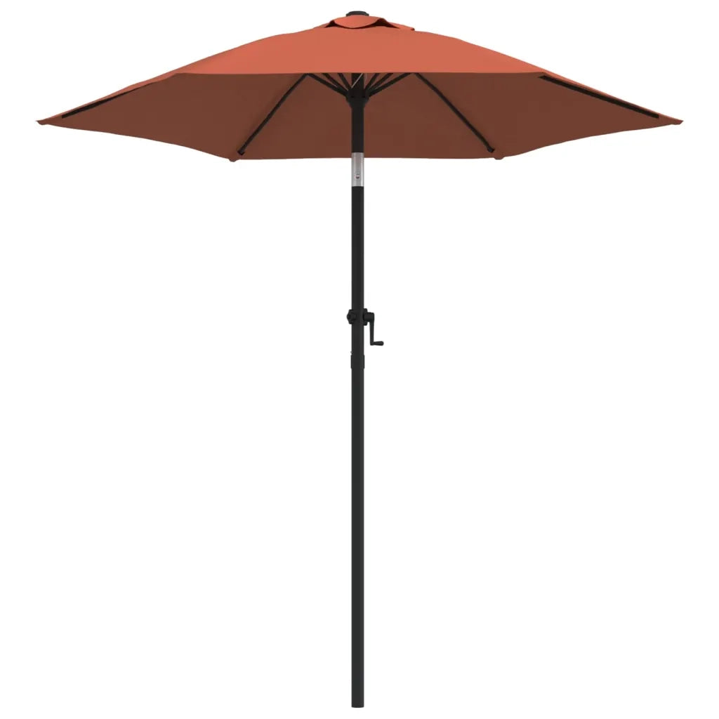 Ombrelloneda-Ombrello da giardino balcone Terracotta 200x224 cm in Alluminio