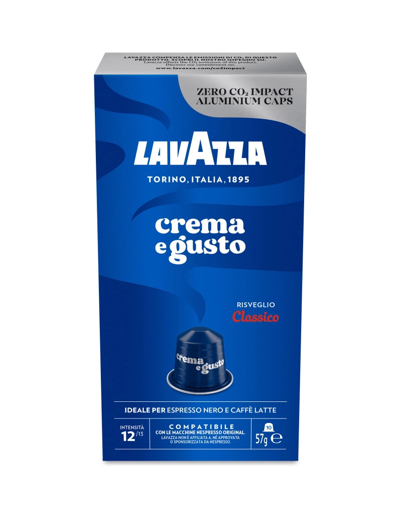 Lavazza Capsule Compatibili Nespresso Crema e Gusto, 10 Capsule