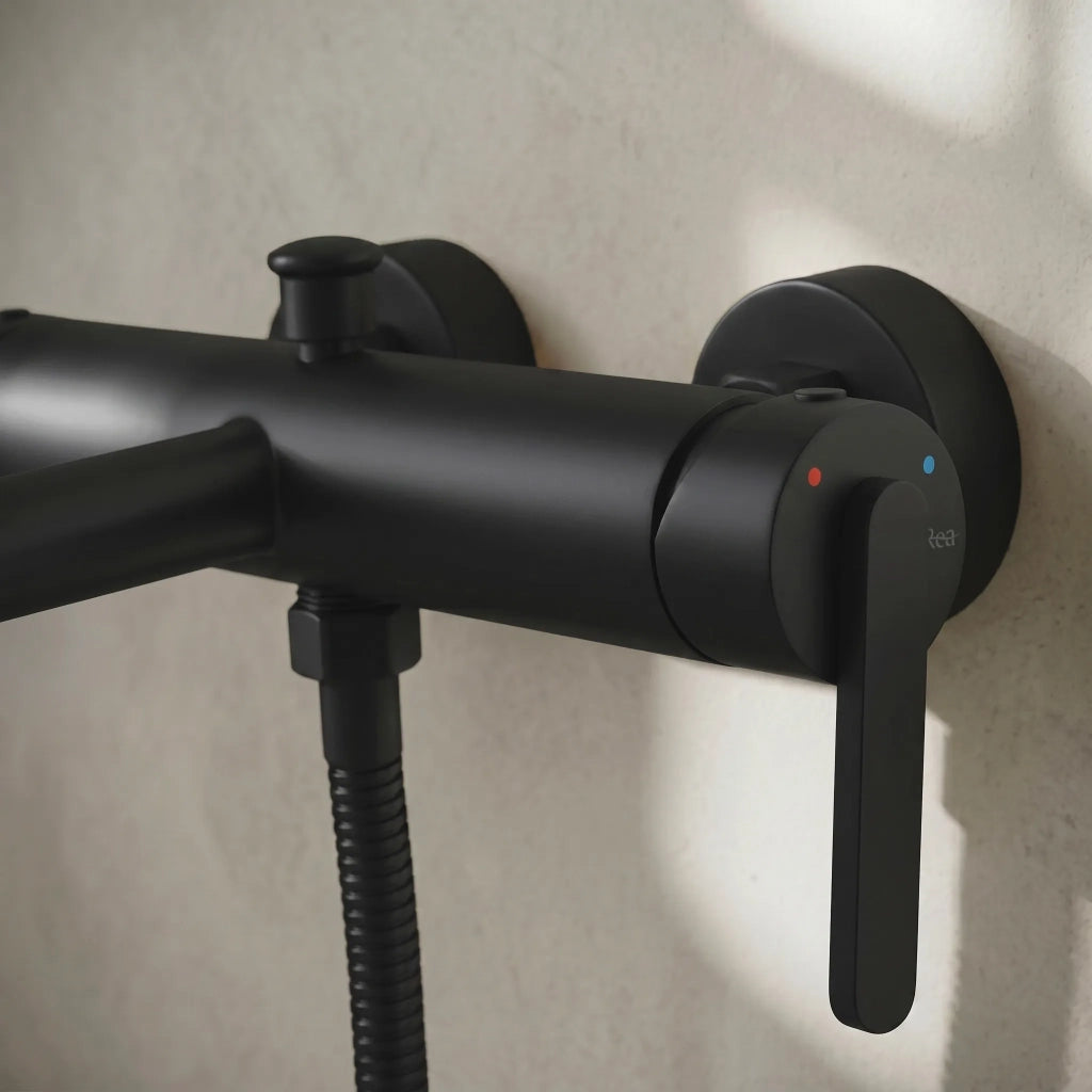 Rubinetto Da Vasca Rea Ontario Side Black