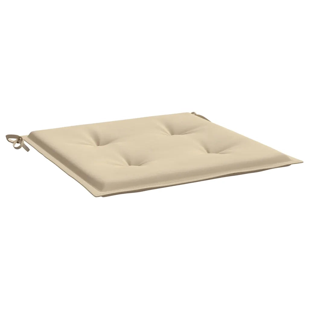 Cuscini per Sedia 6 pz Beige 40x40x4 cm in Tessuto Oxford