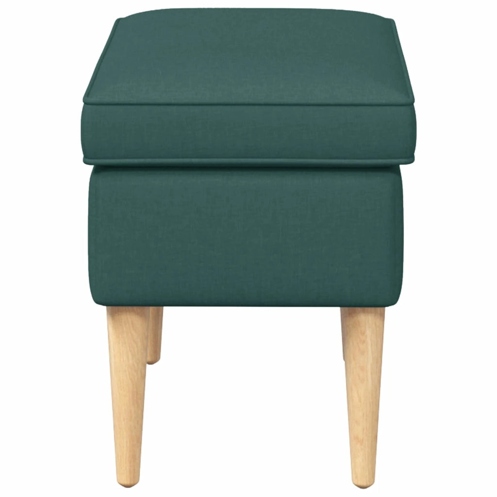 Poggiapiedi Verde Scuro 55 x 35 x 41 cm Poliestere