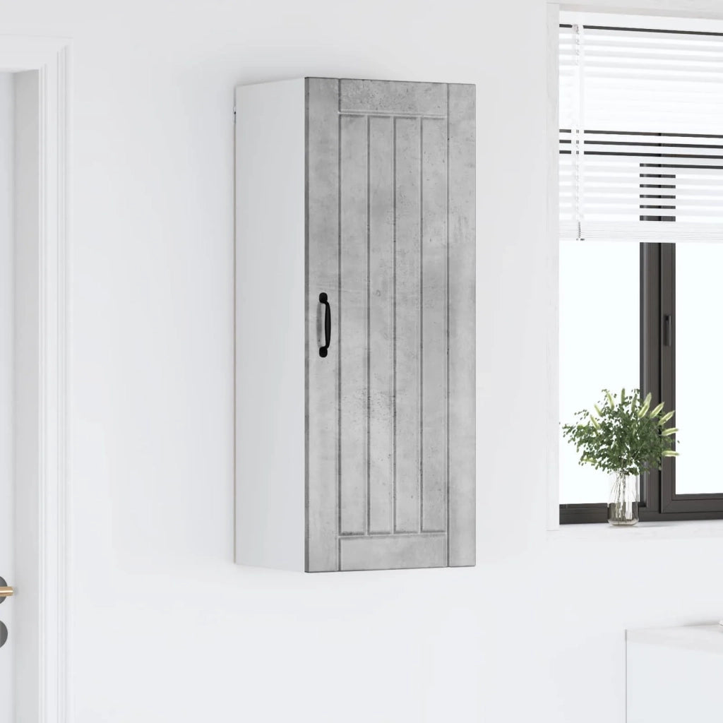 Armadietto a muro LUCCA Grigio Cemento 40 x 31 x 100 cm