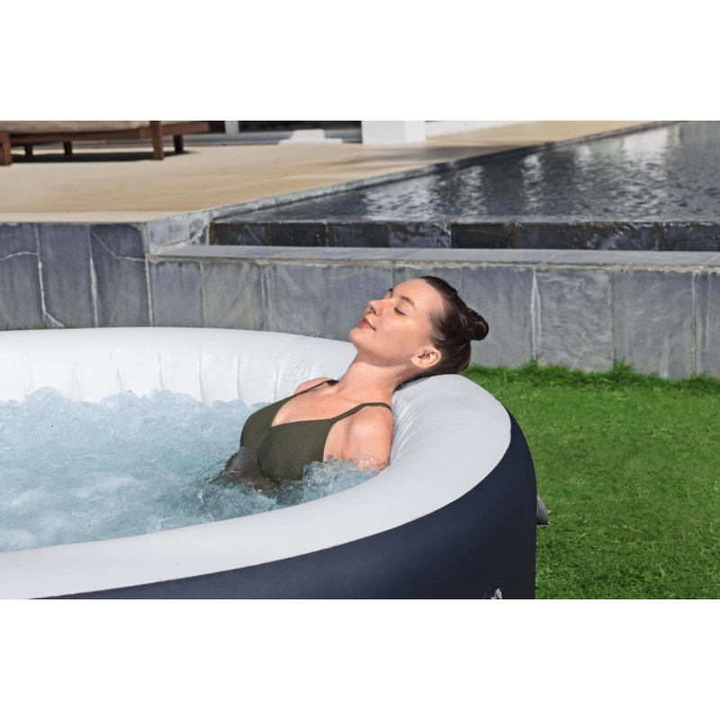 Spa gonfiabile idromassaggio 4 posti AirJet con riscaldatore 40°C e Freeze Shield, diametro 180 cm con copertura e filtro - Bestway