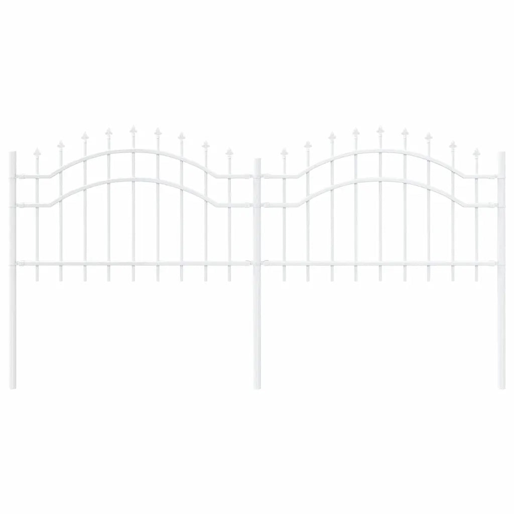 Recinzione per Giardino Woerden Bianco 240 x 115 cm 42003968