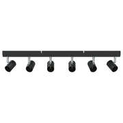 Faretto da soffitto Nero 73 x 6,5 x 11,5 cm Metallo CFW4741248