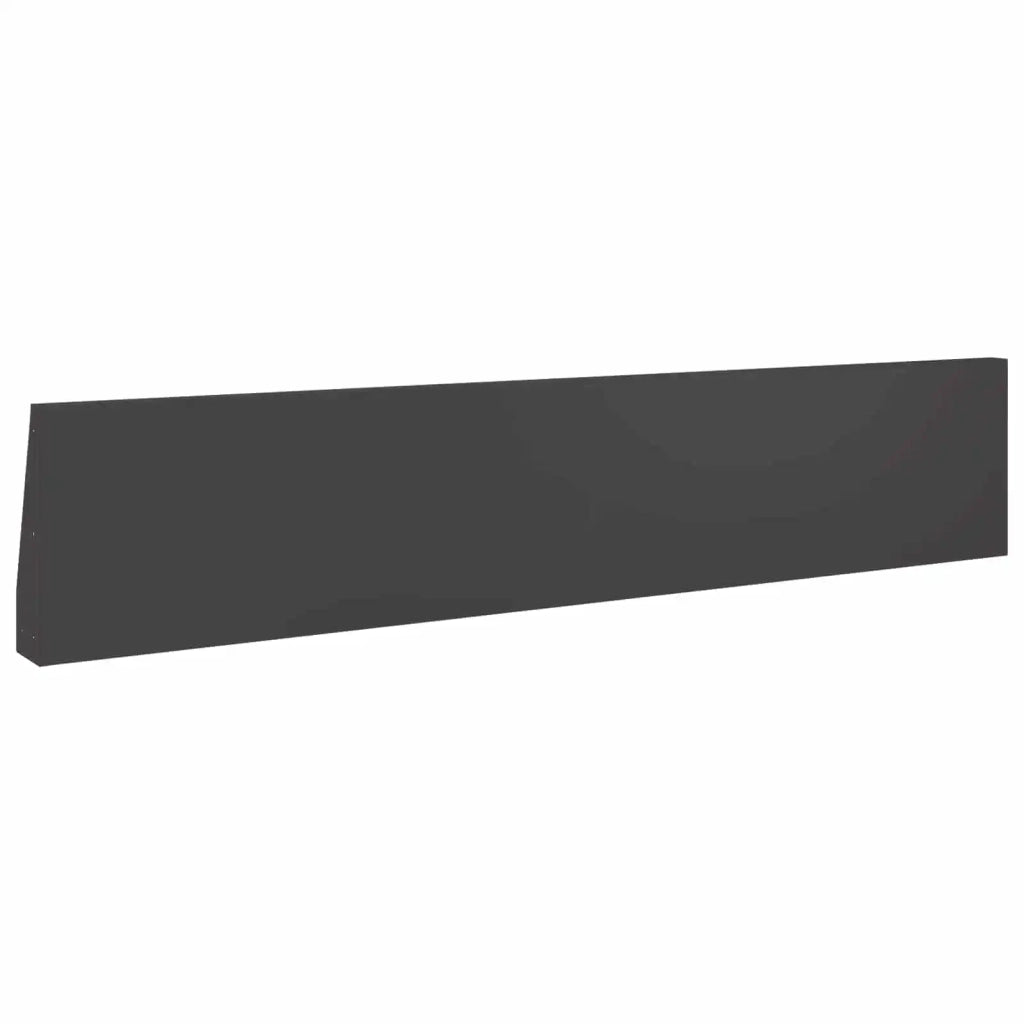 Muro di contenimento 4 pz 100 x 12 x 30 cm Acciaio Nero 3449030