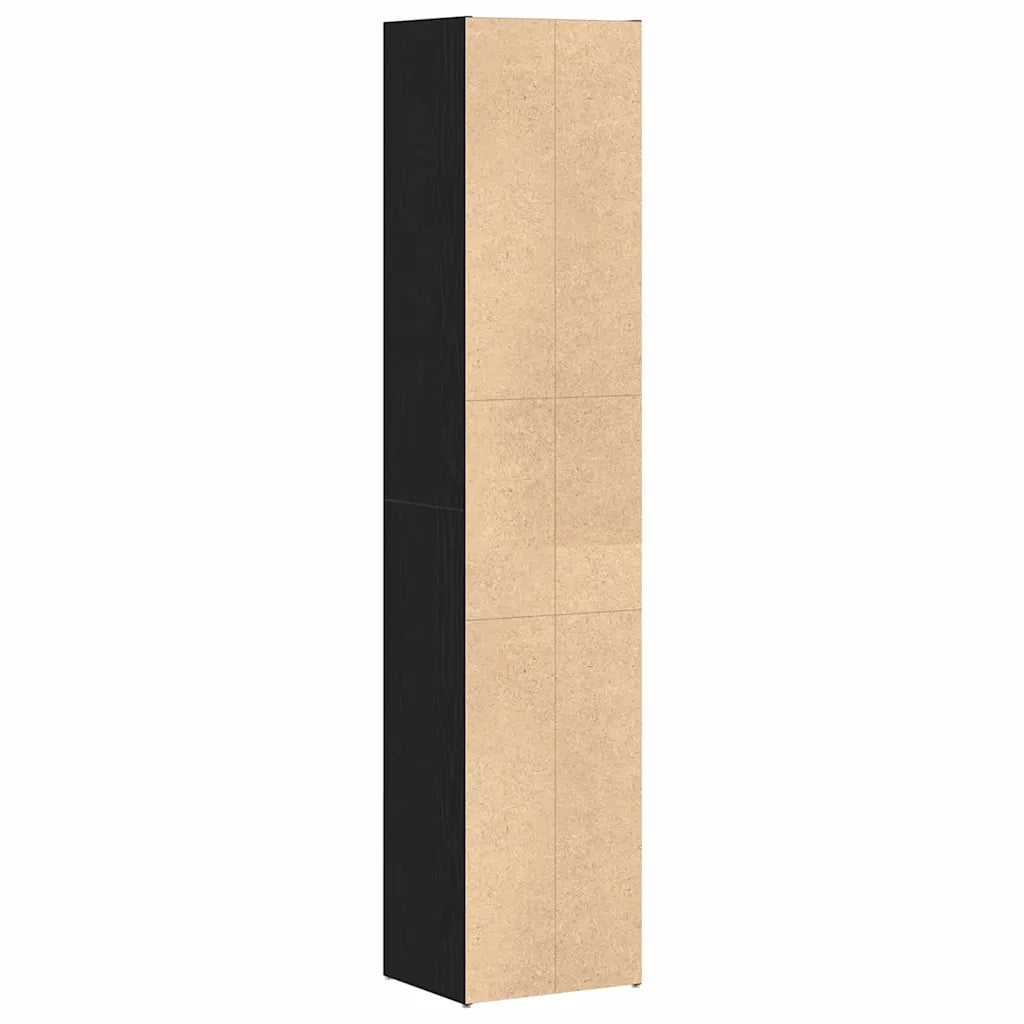 Armadio per Libri Rovere Nero 36 x 30 x 171 cm 862499