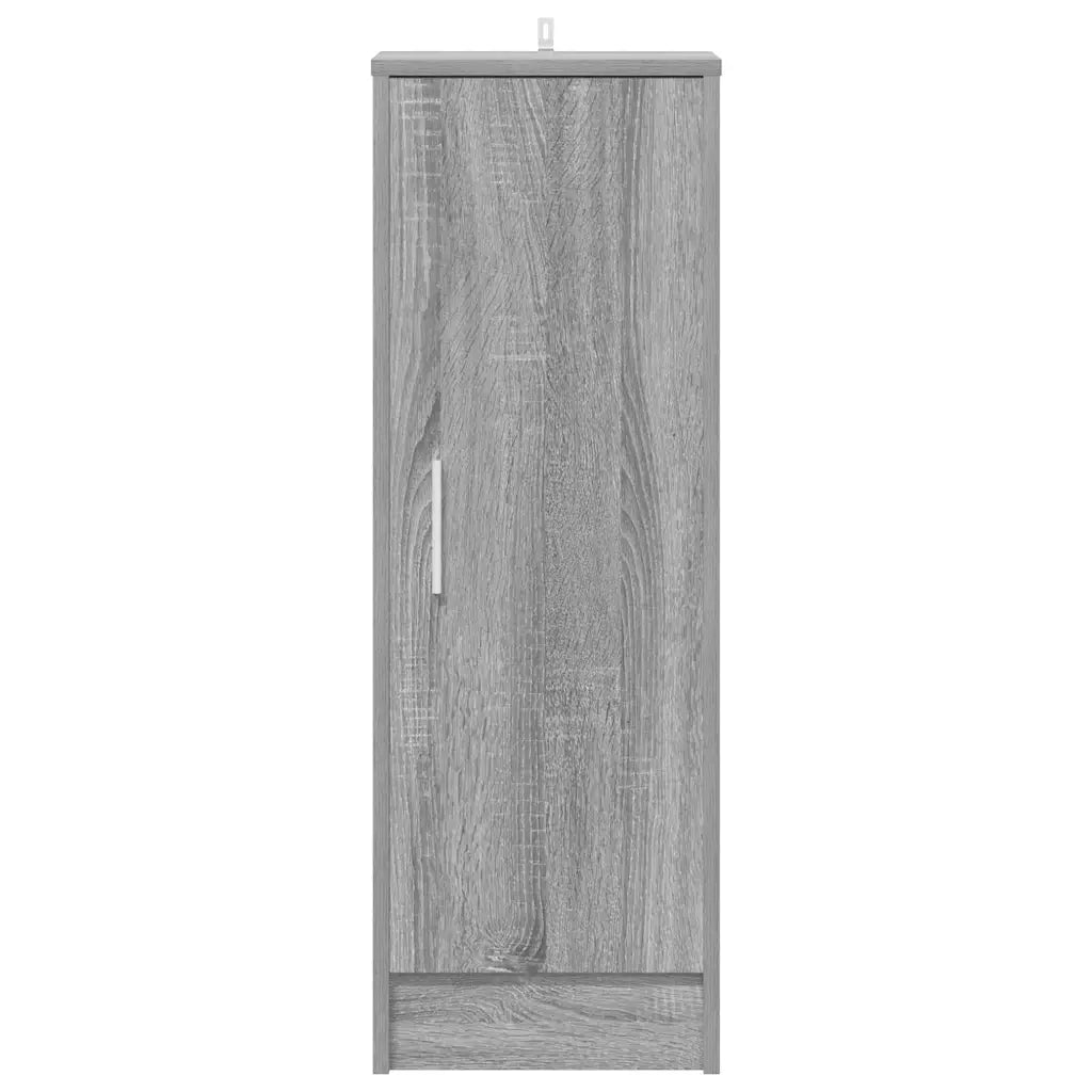 Scarpiera Grigio Sonoma 32x35x92 cm in Legno Multistrato 816018