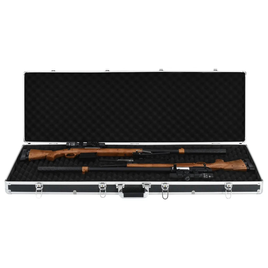 Custodia per Pistola Nera 118x38x12 cm in Alluminio 91863