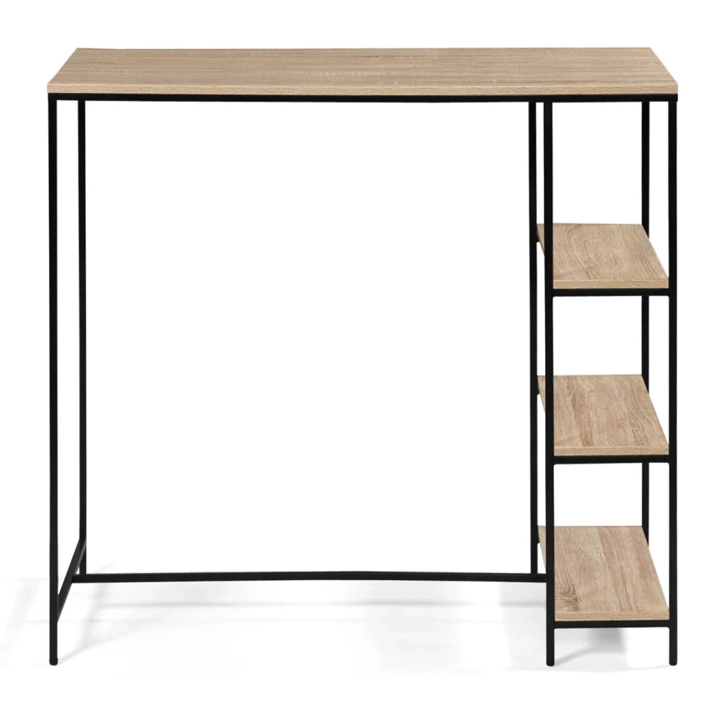 IDMarket - Tavolo alto da bar DETROIT da 2 a 4 persone design industriale