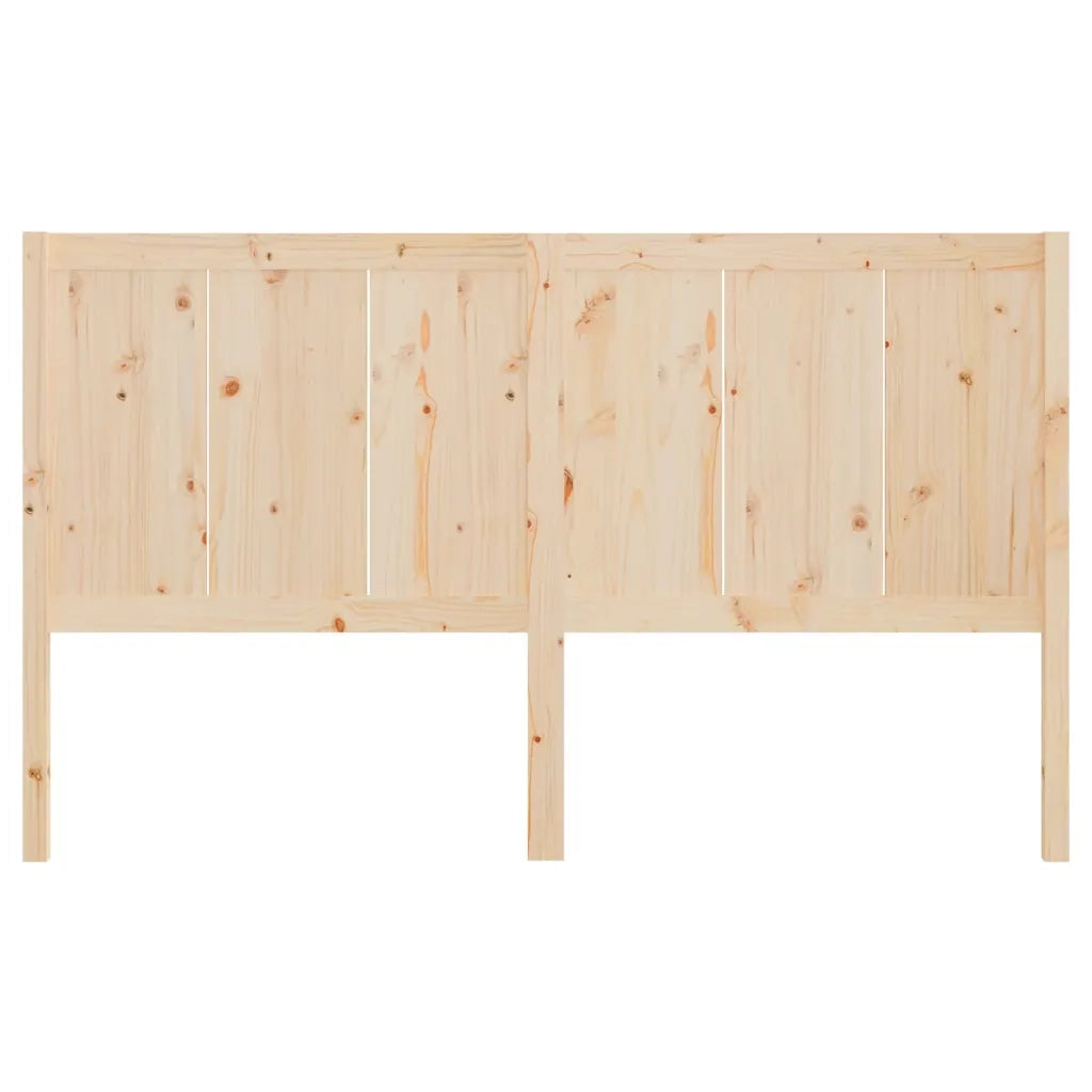 Testiera per Letto 155,5x4x100 cm in Legno Massello di Pino 818095