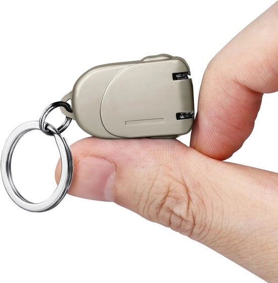 Nagelknipper portatile pieghevole con chiusura a molla - acciaio inox compatto e leggero con chiodo a muro