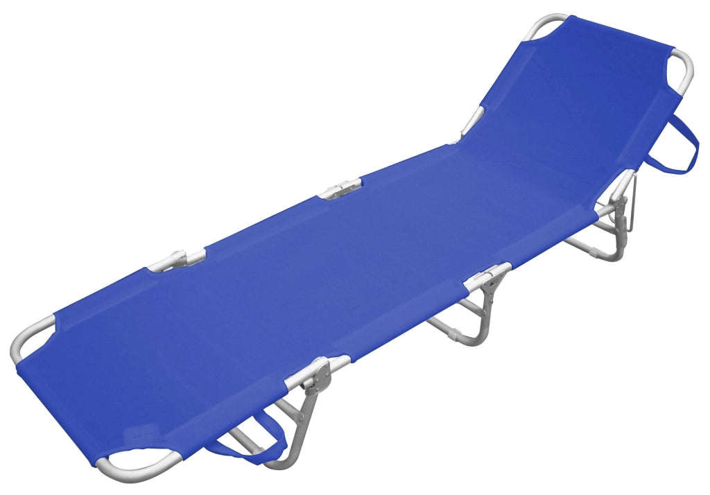 Lettino Prendisole Playa Mare alluminio pieghevole - Arredo Esterno Colore: Blu