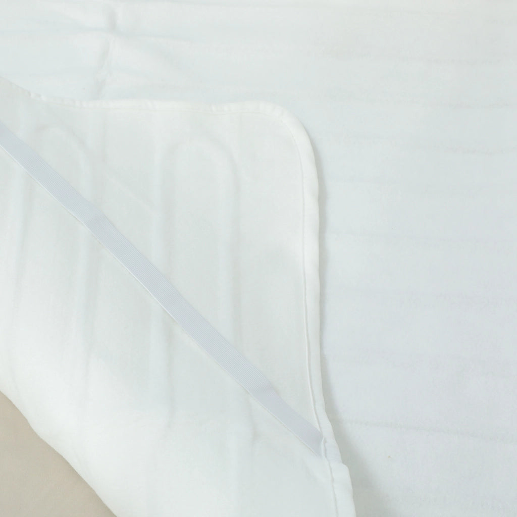 Coperta Elettrica 160x140 cm con 5 Livelli di Calore e 2 Zone di Controllo Indipendenti in Poliestere Bianco
