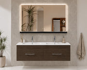 Mobile bagno con lavabo ORIGENBATH FLORENCIA senza specchio 120x45 cm 2 senos frassino tea