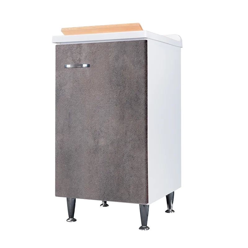 Lavatoio 45x50 corten grigio maniglia sinistra