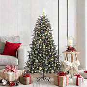 Albero di Natale artificiale con 150 LED Verde 150 cm 3395872
