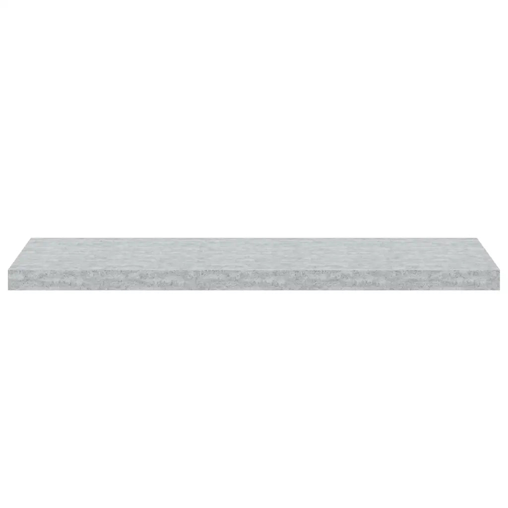 Scaffali a Parete 4 pz Grigio Cemento 90x23,5x3,8 cm in MDF 326605