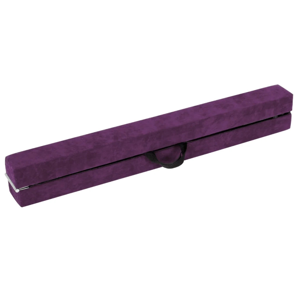 Trave di equilibrio pieghevole 270 x 10 x 7,5 cm sicurezza rinforzata uso interno moderno pelle scamosciata viola 20_0013289