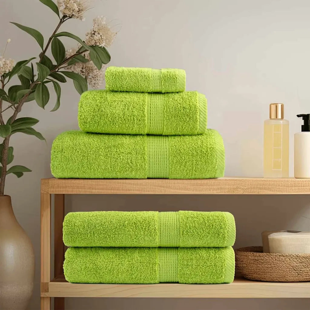 Asciugamano per Ospiti SOLUND 2 pcs Verde 15 x 21 cm 550 gsm 137488