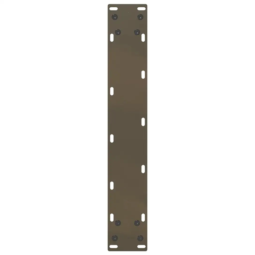 Gambe per tavolo da bar a forma di U 2 pz in acciaio naturale 40x(90-91) cm 4013219